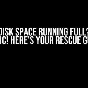 Linux Disk Space Running Full? Don’t Panic! Here’s Your Rescue Guide