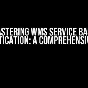 Mastering WMS Service Basic Authentication: A Comprehensive Guide